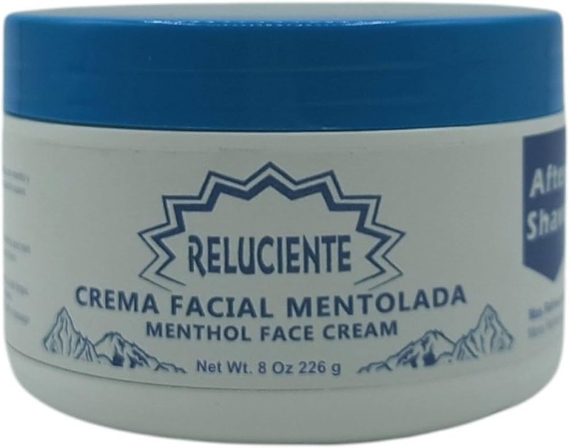 Reluciente crema facial mentolada after shave